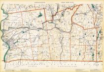 Plate 021, Hampden, Hampshire, Worcester, South Hadley, West Brookfield, Sturbridge, Springfield, Massachusetts State Atlas 1891